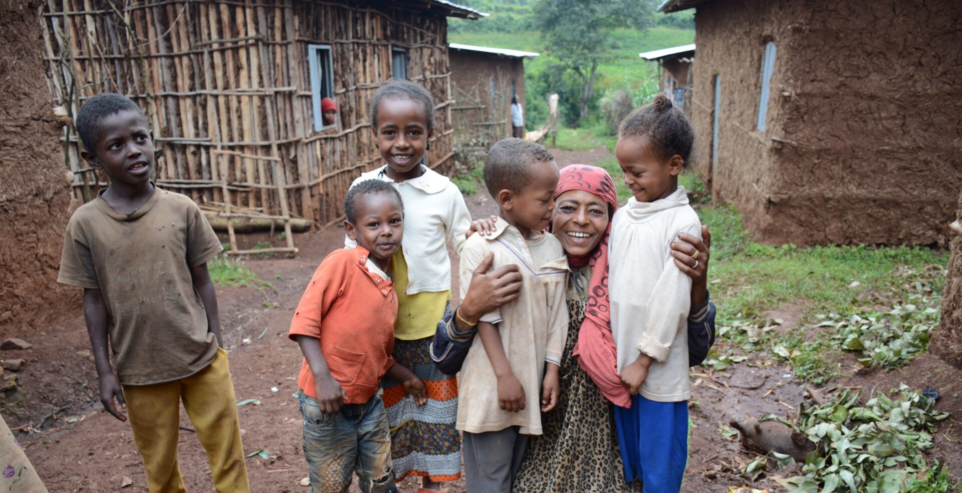 Etiopien: Familie fra byen Bedelle, der er en del af SOS Børnebyernes familieprogram.