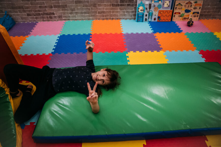 Der leges og slappes af i trygge omgivelser