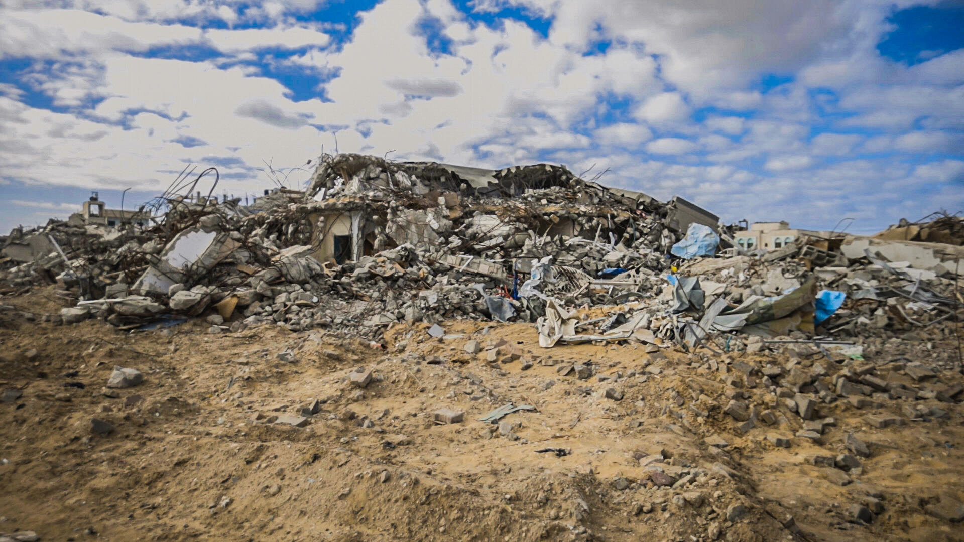 Børnebyen i Rafah Gaza i januar 2025