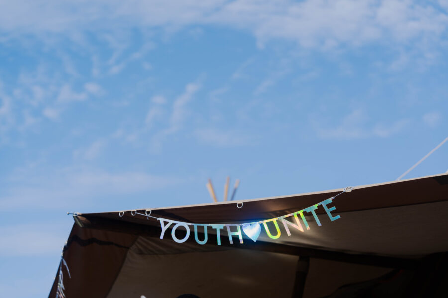 Youth unite banner