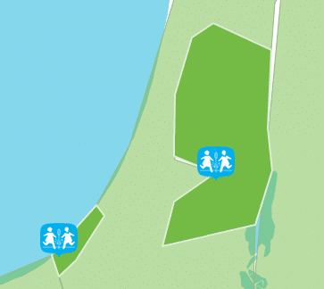 kort over Palæstina