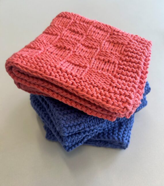 Hjemmestrikkede Vaskeklude