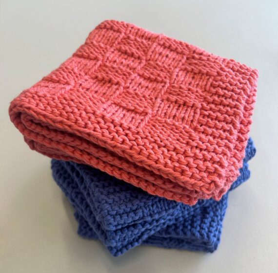 Hjemmestrikkede Vaskeklude