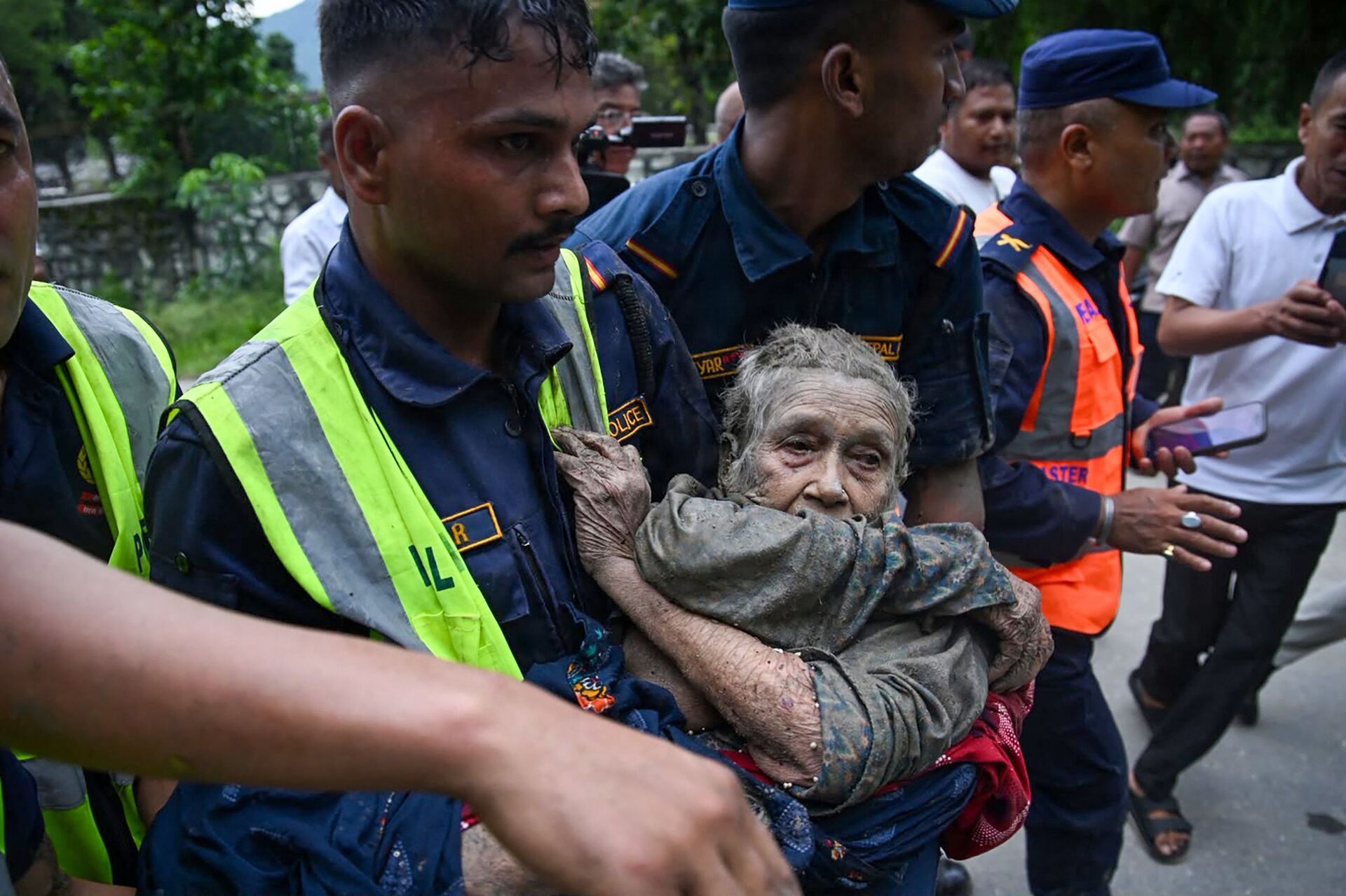 TOPSHOT NEPAL WEATHER FLOOD