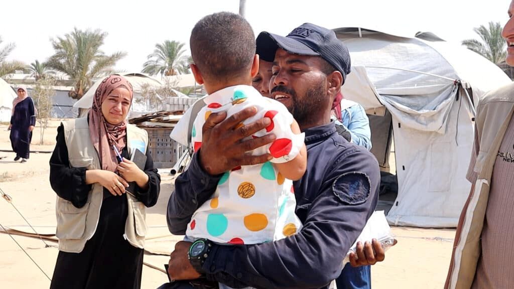 fares og hans far, Gaza